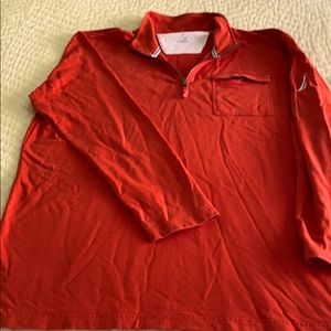 Long sleeve zipper collar.